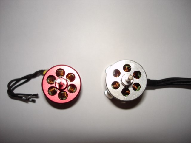 Vista frontal de motores 1809 y 1811