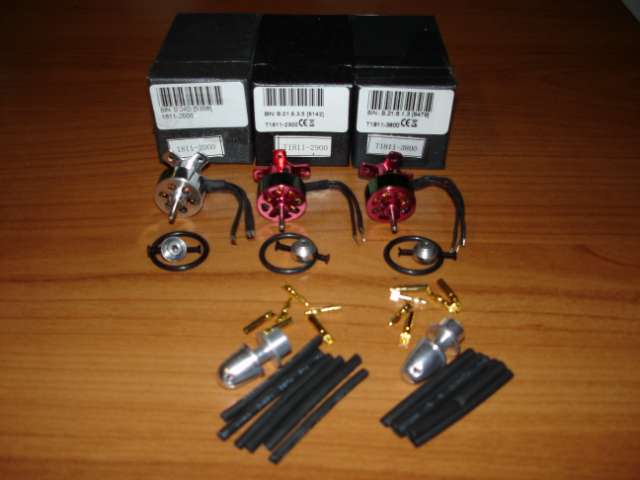 Motores 1811 de 2000, 2900 y 3800 kv