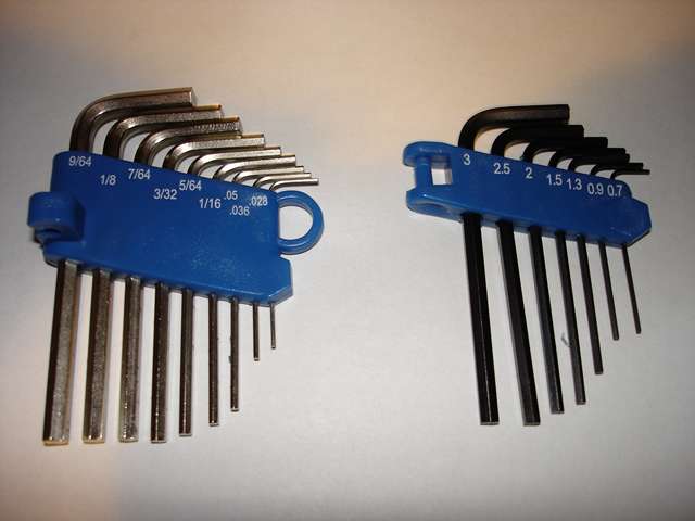 Juegos Allen m&eacute;trico e imperial separados